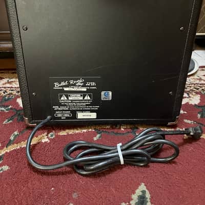 Fender Bullet Reverb 2-Channel 15-Watt 1x8" Guitar Practice Amp 1994 - 2002 - Black image 2