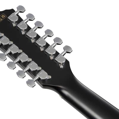 Ibanez AEG5012BK Acoustic Electric 12-String Guitar - Black (AEG5012BK) image 3