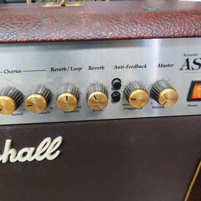 2006 Marshall Acoustic Soloist AS50R 2-Channel 50-Watt 2x8" Acoustic Guitar Combo - For Parts or Repair image 4