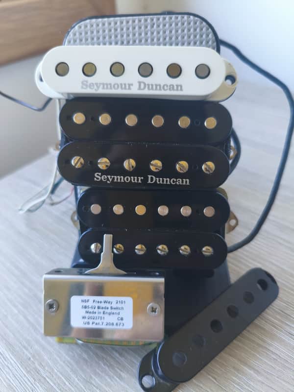 Seymour Duncan HSH Pickup Set (TB-59 / SSL-3 / '59 SH-1n) + Free-Way 10-Way Switch image 1