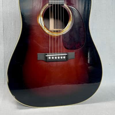 Cannon Acoustic Dreadnaught D-BHR 2024 - Vintage Nitro Burst image 6