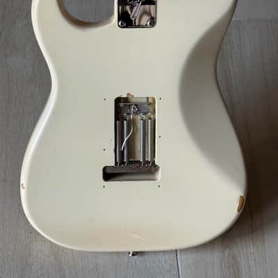 Fender Stratocaster 1975/1982 - a cool Olympic White Strat w/that Robin Trower feel & tone. image 5