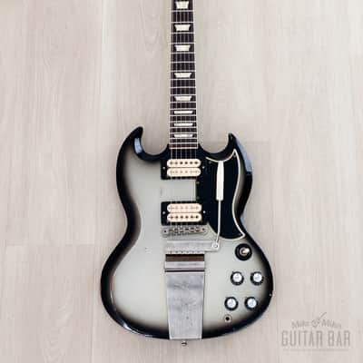 2025 Gibson Custom Shop 1961 Les Paul SG Standard CME Spec Murphy Lab Heavy Aged Silverburst w/ Case, Tags, CoA image 2
