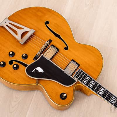 1969 Gibson Super 400 CES Vintage Archtop Electric Guitar Natural w/ T Tops & 1950s Lifton Case image 11