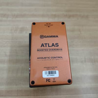 GAMMA Atlas Boosted Overdrive Guitar Effects Pedal - Orange image 8