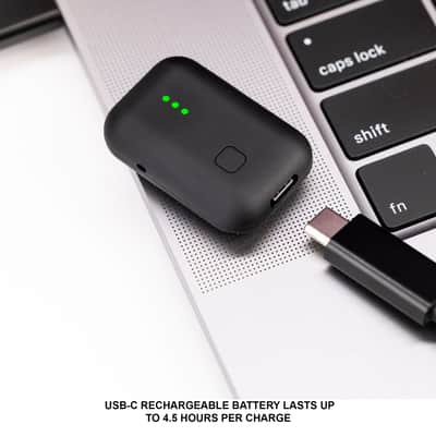 Instamic Pro Plus C Mono/Stereo Model for Musicians, Filmmakers, & Podcasters, Wearable 32-Bit Float Recorder and Wireless Bluetooth Microphone, IP67 Waterproof, 16GB Memory, USB-C, and Timecode image 4
