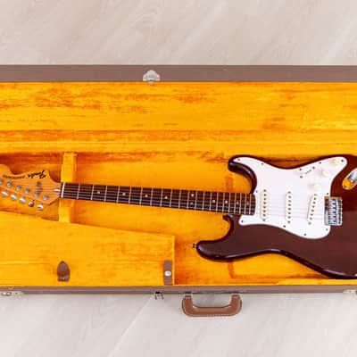 1973 Fender Stratocaster Hardtail Vintage Guitar Mocha w/ Case image 21