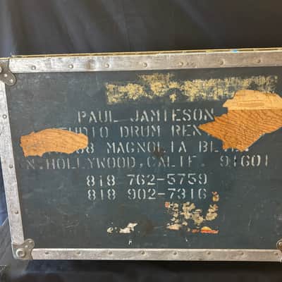 Paul Jamieson Studio Rentals 3 Snare Drum Rolling Road Case 28.5x19.5x23.5" image 4