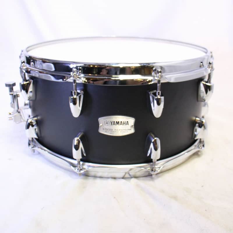 YAMAHA TMS1465CRS TOUR CUSTOM Maple Snare Licorice Satin 14x6.5 Yamaha Snare Drum (08/24) image 1