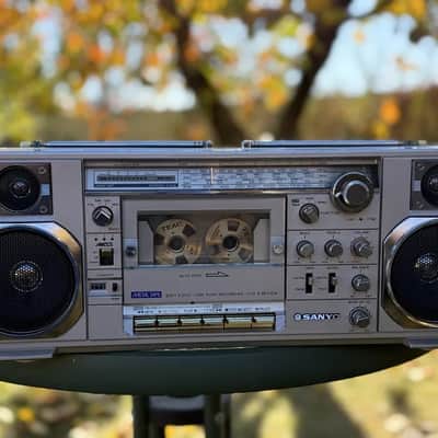 Sanyo M-7900K Rare Vintage Cassette Boombox Getto blaster Serviced Warranty image 10