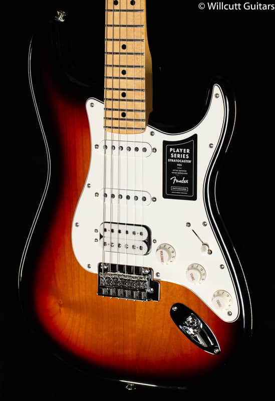 Fender Player Stratocaster HSS Maple Fingerboard 3-Color Sunburst (827) image 1