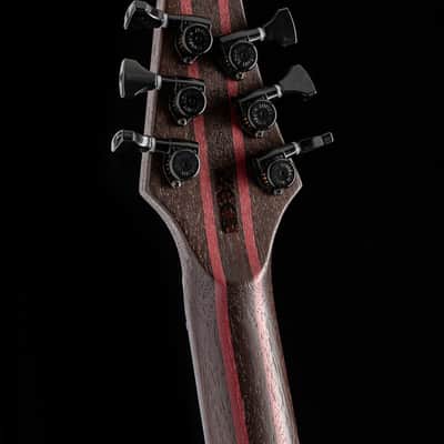 Mayones Duvell Elite VF EMG 6 Transparent Custom Floral image 15
