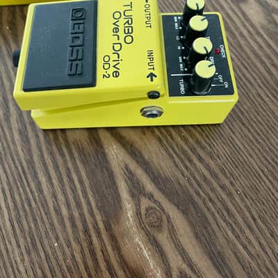 Boss OD-2 Turbo OverDrive (Black Label) 1985 - 1988 - Yellow image 2