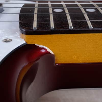 Fender MG-69 MH Mustang '69 Reissue MIJ 2010 Candy Apple Red with Matching Headstock Japan w/ Bag image 5