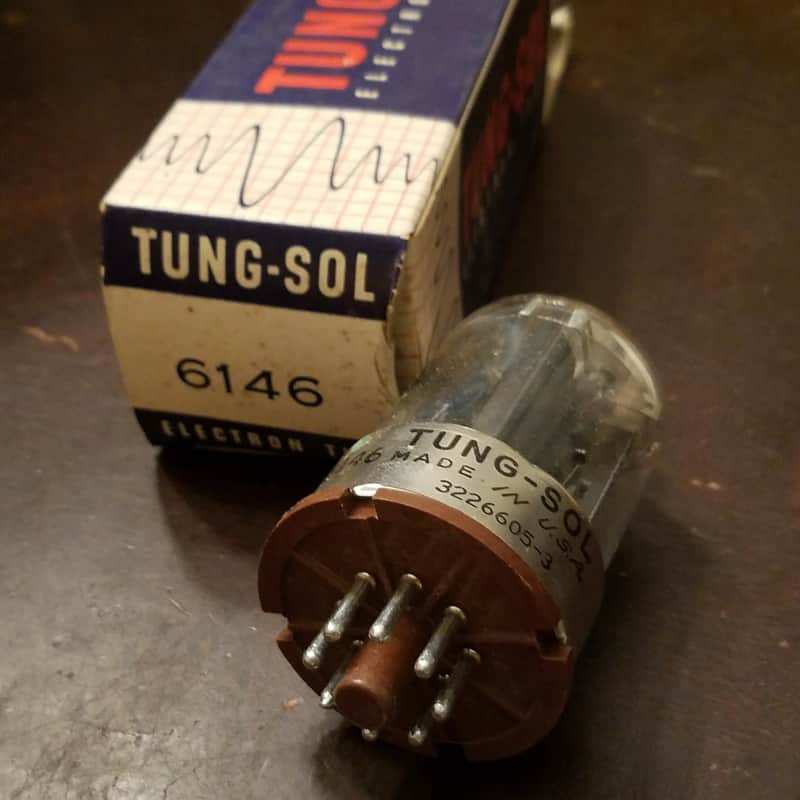 Tung-Sol ONE (1) 6146 beam power octal tNOS TESTED Vacuum Tube Audio 1954-1980 image 1