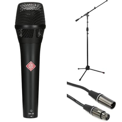 Neumann KMS 105 Microphone Bundle with Stand and Cable - Matte Black image 1