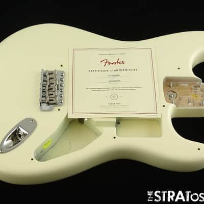 American Fender CLAPTON Strat BODY & HARDWARE USA Stratocaster Olympic White image 2