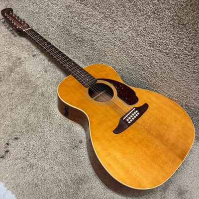Fender Villager 12-String Acoustic Electric Guitar W Deluxe Bag B image 2