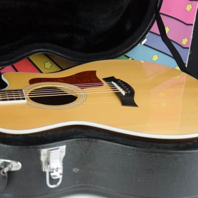 Used Taylor 416CE-LTD Natural Acoustic/Electric Guitar, Original Hardcase image 14