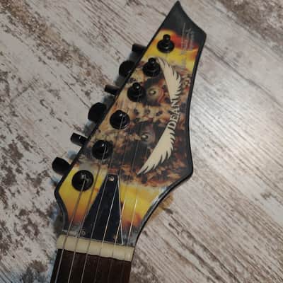 Dean Dave Mustaine Signature Set Neck VMNT End Game Graphic Upgraded Locking Tuners Bone Nut Satin Top image 8