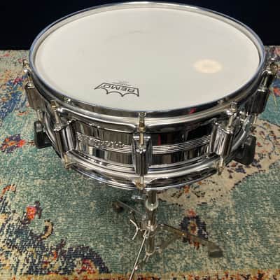 Rogers - 5x14" Dyna-Sonic 5 Line - Chrome Over Brass Snare Drum. No. 37 image 3