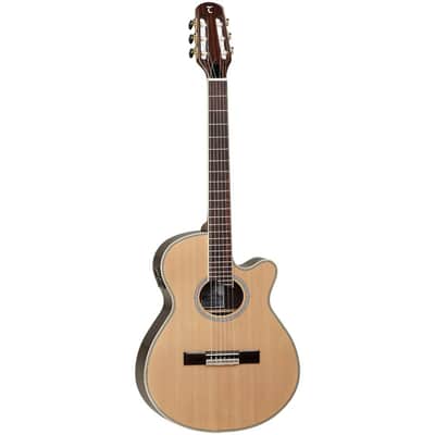Tanglewood TWCE1 Electro Classical Cutaway, Cedar Top, with EQ image 2