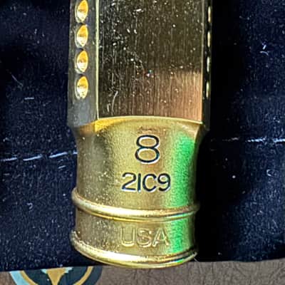 Theo Wayne Earth Alto Saxophone Mouthpiece size 8 new in box w/suede bag, ligature, mouthpiece protector, etc image 4