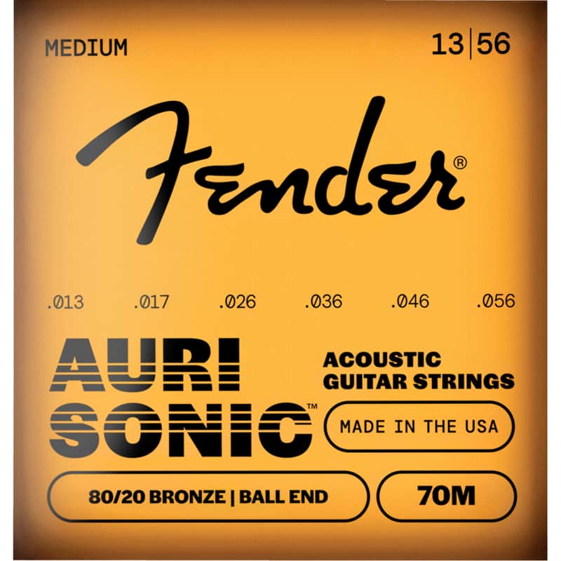 Fender AuriSonic 70 80/20 Bronze Acoustic Guitar Strings image 1