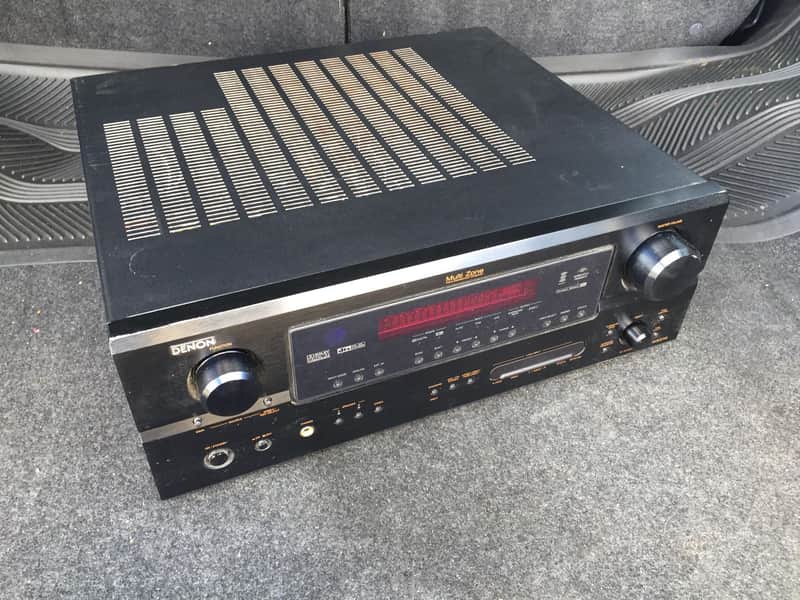 Denon AVR-2106 - 7.1 Channel 120 Watt Receiver Works Great NO center (maybe?) channel image 1