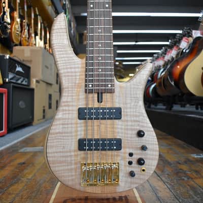 Fodera Monarch 5 Standard Special 5-String Bass 2-Tone Maple Flame w/Hard Case image 1