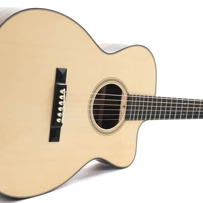 Bourgeois Soloist OM C Italian Spruce Macassar Ebony image 12