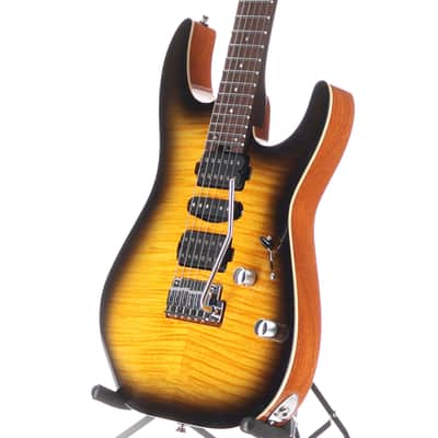 Charvel MJ DK24 HSH 2PT W Mahogany with Flame Maple, Antique Burst, Plays Great (H8) (00210) (00210) image 4