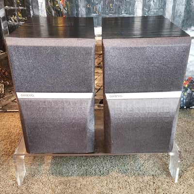 Onkyo Onkyo D-720 are 2-way bass-reflex bookshelf speakers 90s  - Black image 1