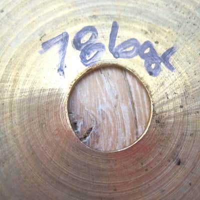 14" Zildjian A Paper-Thin Hihat Cymbal - Vintage 1950s image 3