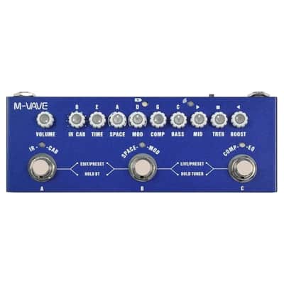 M-vave Cube BABY Bass Rechargeable Multi Effects Pedal for Electric Bass,price include the import duty for US buyer image 1