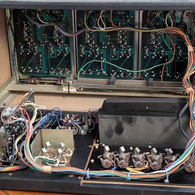 With demo video: Ultra-rare Yamaha VM100 discrete microphone preamp / mixer with spring reverb image 8