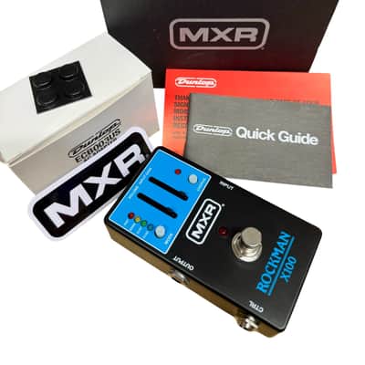 MXR MX100 Rockman X100 Analog Tone Processor 2025 - Present - Black / Blue image 1