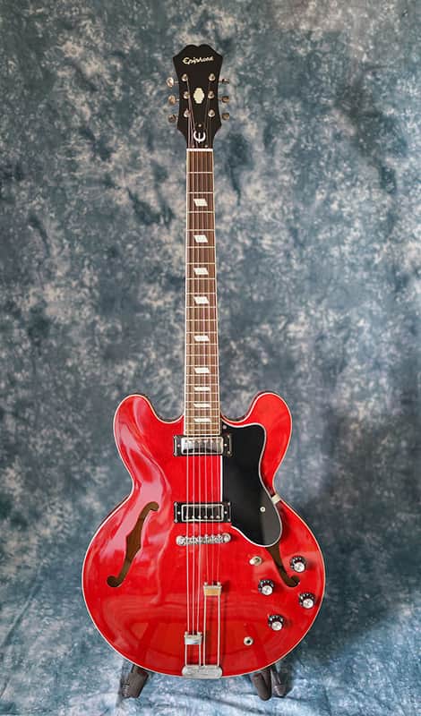 Epiphone Custom Shop Riviera 2009 Cherry Red w/Mini-Humbuckers image 1