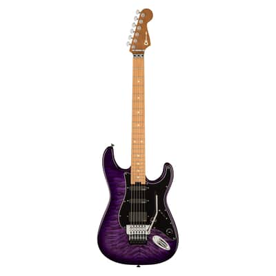Charvel Marco Sfogli Pro-Mod So-Cal Style 1 HSS FR CM QM - Trans Purple Burst image 2