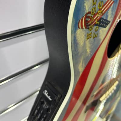 #104/125 Fireman's 9/11 NYC New York City Tribute 2002 Schecter Custom Diamond Series Acoustic image 17