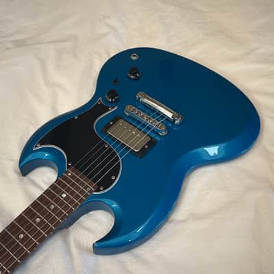 Vintage 1998 Gibson SG-X (SG Junior) - Laguna Blue Metallic Custom Color - Free Pro Setup image 6