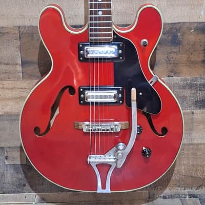 1969 MIJ Univox 335 Coily Semi-Hollow Electric Guitar - Cherry - image 1