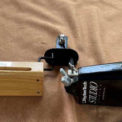 RhythmTech Cowbell DanMar Wood Block Percussion Accessories with Rim Mount image 3