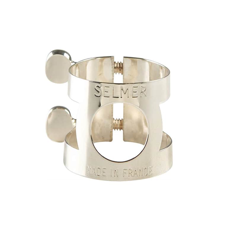 Selmer 230CL Paris Bb Clarinet Mouthpiece Ligature, Silver Plated image 1
