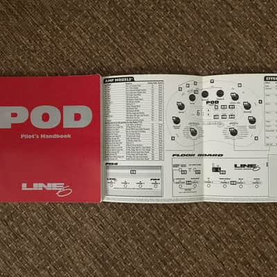 Line 6 Pod V2.0 Electric Guitar Processor – Excellent Condition image 9