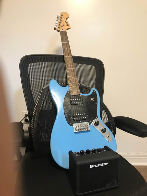 Squier Sonic Mustang HH 2024 - California Blue image 1