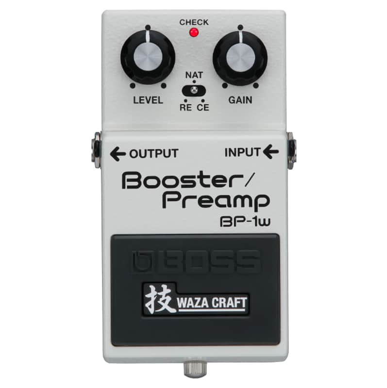 Boss BP-1W Booster / Preamp Waza Craft - White image 1