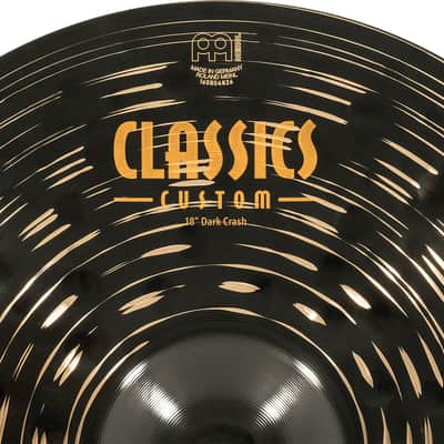 MEINL CC18DAC Classic Custom Dark Crash 18 Zoll Becken image 6