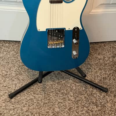 Squier Esquire by Fender Custom Classic Vibe ‘60s w/ Eldred Mod, upgrades, Lake Placid Blue w/case image 2