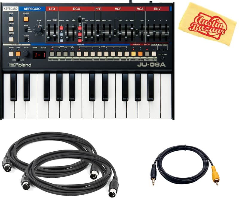 Roland JU-06A Juno Sound Module w/ Cables image 1